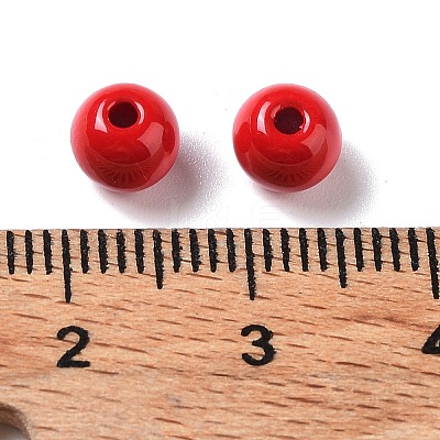Spray Painted Alloy Bead PALLOY-H134-39-1