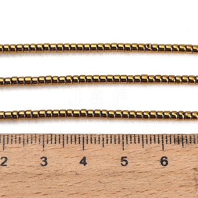 Electroplate Glass Beads Strands GL-CBAA615-01F-1