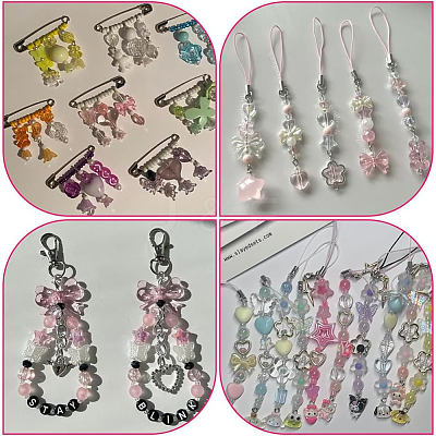 Acrylic & Plastic Beads Kits MACR-SP0001-49C-1