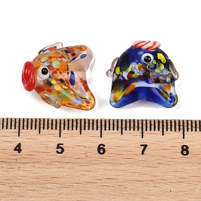 Handmade Lampwork Beads LAMP-E039-04-1