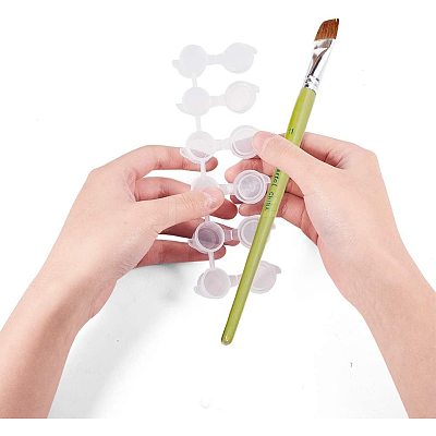 3ml 6 box Plastic Empty Paint Palette TOOL-PH0016-56-1