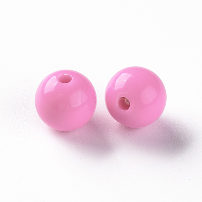 Opaque Acrylic Beads MACR-S370-C12mm-A02-1