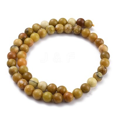 Natural Yellow Opal Beads G-P446-02B-1