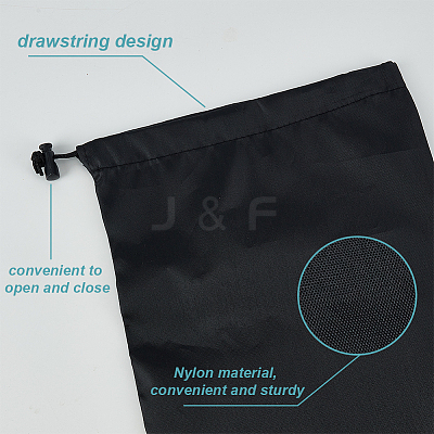 Oxford Cloth Drawstring Pouches with Cord ABAG-WH0039-63A-1
