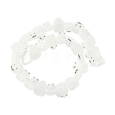 Transparent Glass Enamel Beads Strands GLAA-B021-05A-1