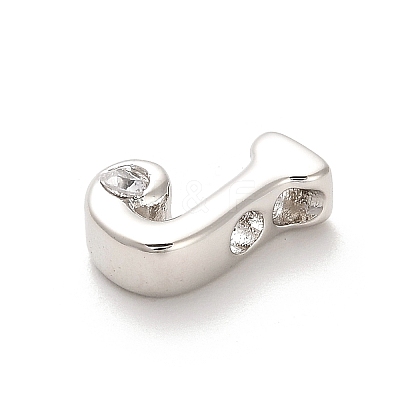 Rack Plating Brass Cubic Zirconia Beads KK-L210-008P-J-1