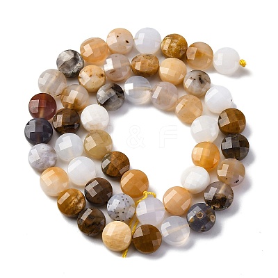 Natural Blue Chalcedony Beads Strands G-C179-A47-03-1