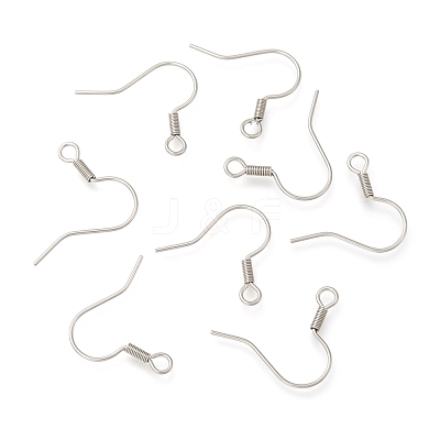 Tarnish Resistant 316 Surgical Stainless Steel Earring Hooks STAS-E009-2-1