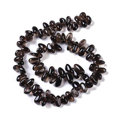 Natural Smoky Quartz Beads Strands G-B072-D01-02-1
