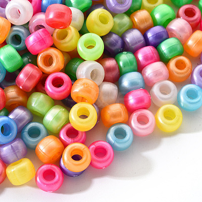 Plastic Pearlized Beads KY-YW0001-09-1