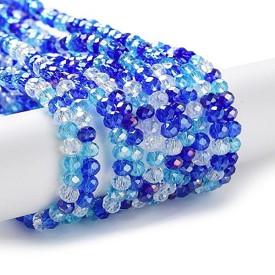 Glass Beads Strands EGLA-A034-M4mm-25-1