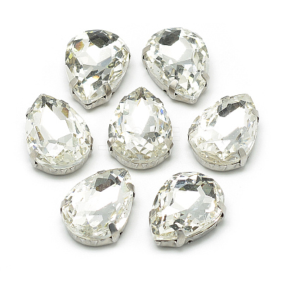 Sew on Rhinestone RGLA-T035-10x14mm-01-1