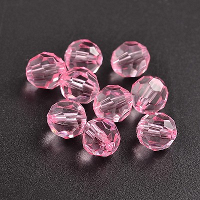 Transparent Acrylic Beads PL505Y-2-1