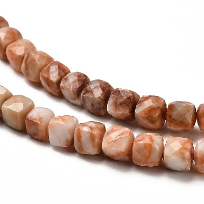 Natural Red Netstone Beads Strands G-H078-C17-01-1