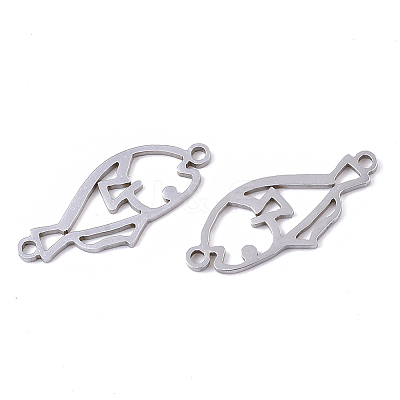 Tarnish Resistant 201 Stainless Steel Links connectors STAS-R104-039P-1