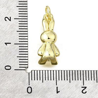 Brass Pendants KK-V007-38G-1