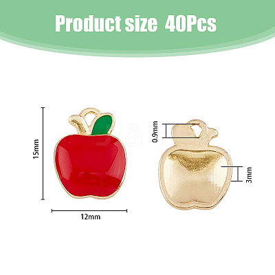 120Pcs Alloy Enamel Charms ENAM-DC0001-63-1