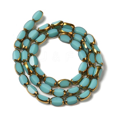 Electroplate Glass Beads Strands EGLA-P061-02A-04-1