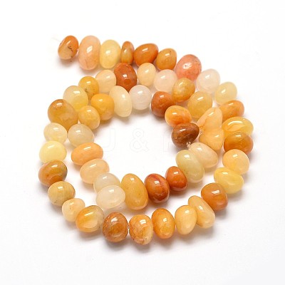 Natural Topaz Jade Gemstone Nuggets Bead Strands G-J337-30-1