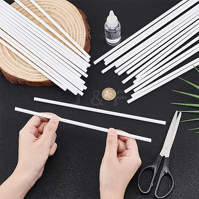 30Pcs ABS Plastic Round Tube KY-OC0001-44C-1