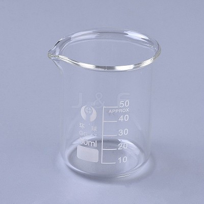 Glass Beaker Measuring Cups TOOL-WH0079-52C-1