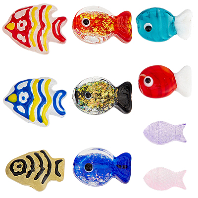 52Pcs Transparent Spray Painted Glass Beads GLAA-PA0001-30-1