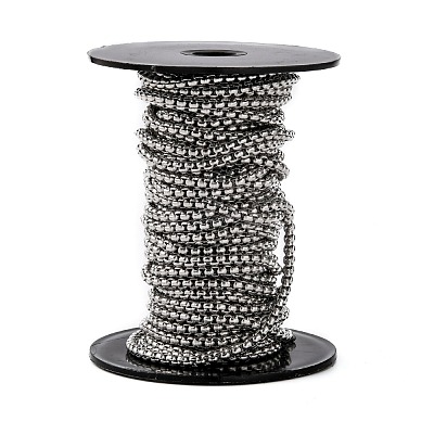 Tarnish Resistant 304 Stainless Steel Box Chains CHS-K001-37A-1