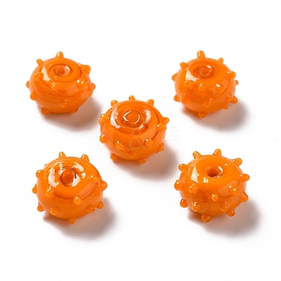 Handmade Bumpy Lampwork Beads LAMP-E023-06D-1
