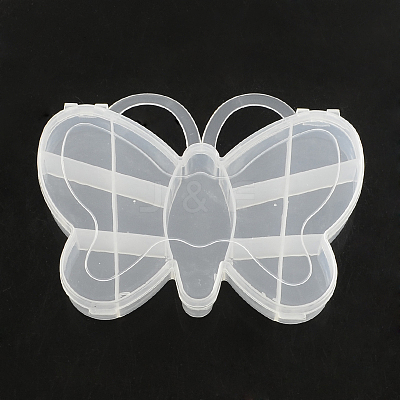 Butterfly Plastic Bead Storage Containers LS-CON-Q023-14-1