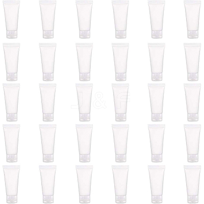20ml Matte PE Plastic Refillable Flip Top Cap Bottles LS-MRMJ-WH0024-01A-1