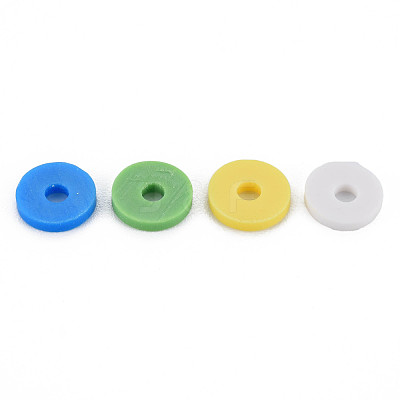 4 Colors Handmade Polymer Clay Beads CLAY-N011-032-19-1