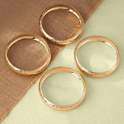 4Pcs Alloy Bangles BJEW-H600-57G-1
