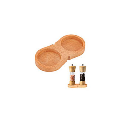 Wood Pepper Grinder Holder AJEW-WH0479-43-1
