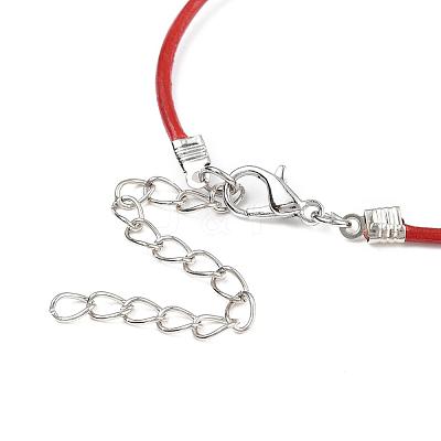 Leather Cord Bracelets Making NJEW-JB02187-1