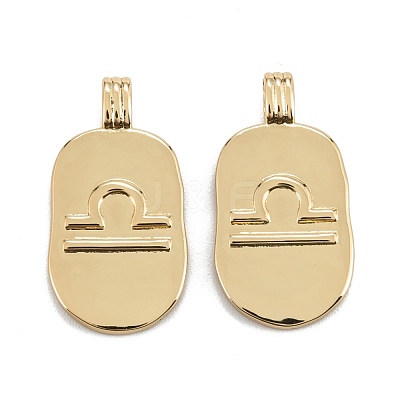 Brass Pendants KK-O140-20G-09-1