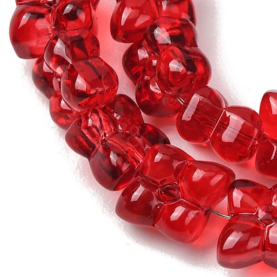 Transparent Glass Beads Strands GL-CBAAE04-01F-1