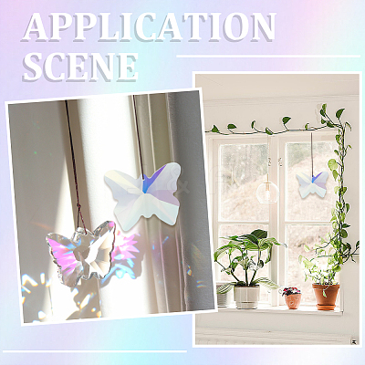 1Pc Glass Hanging Suncatchers HJEW-DJ0001-22B-1