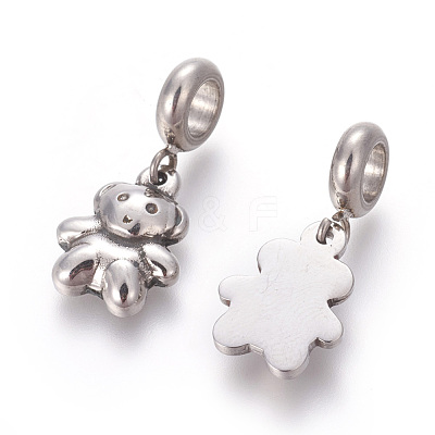 304 Stainless Steel Pendants STAS-E452-29AS-1