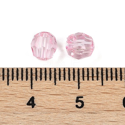 Transparent Acrylic Beads OACR-Q015-03D-1