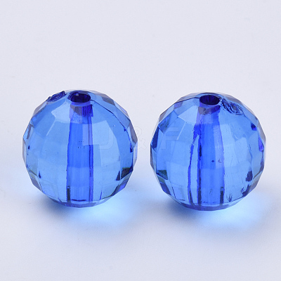 Transparent Acrylic Beads TACR-Q254-8mm-V44-1