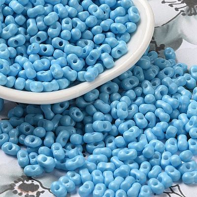 Baking Paint Glass Seed Beads SEED-K009-01A-06-1