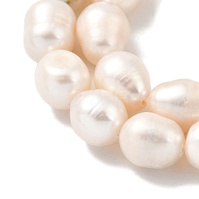 Natural Cultured Freshwater Pearl Beads Strands PEAR-I007-01F-02A-1