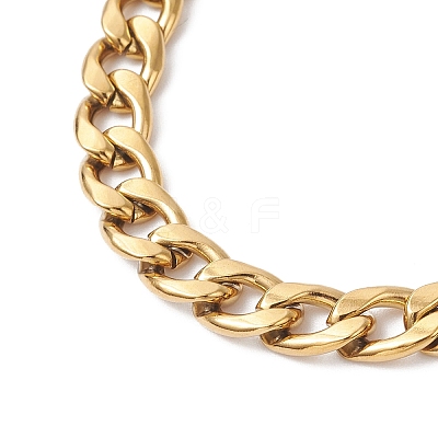 304 Stainless Steel Cuban Link Chain Bag Extender Chains FIND-JF00157-01-1