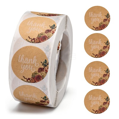 1 Inch Thank You Roll Stickers DIY-E023-07N-1