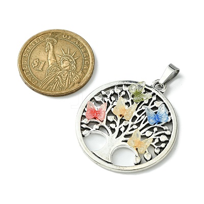 Antique Silver Tone Alloy Pendants PALLOY-JF02361-01-1
