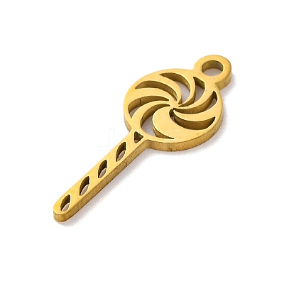201 Stainless Steel Pendants STAS-Q015-06G-1