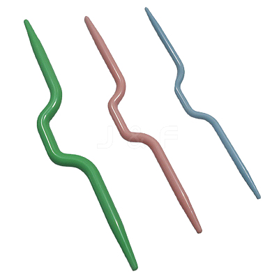 13Pcs ABS Plastic Knitting Sewing Needles PW22062476769-1