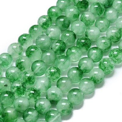 Natural Malaysia Jade Beads Strands G-L645-C01-6mm-28-1