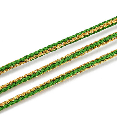 11M Polycotton Metallic Braided Cord OCOR-N008-01C-1