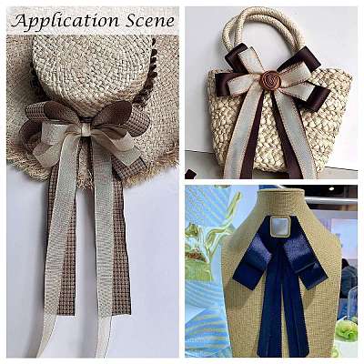9 Yards 3 Styles Polyester Ribbon SRIB-C002-06E-1